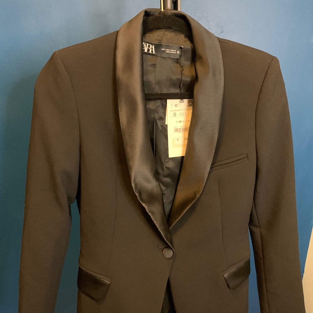 Zara Tuxedo Blazer (New)